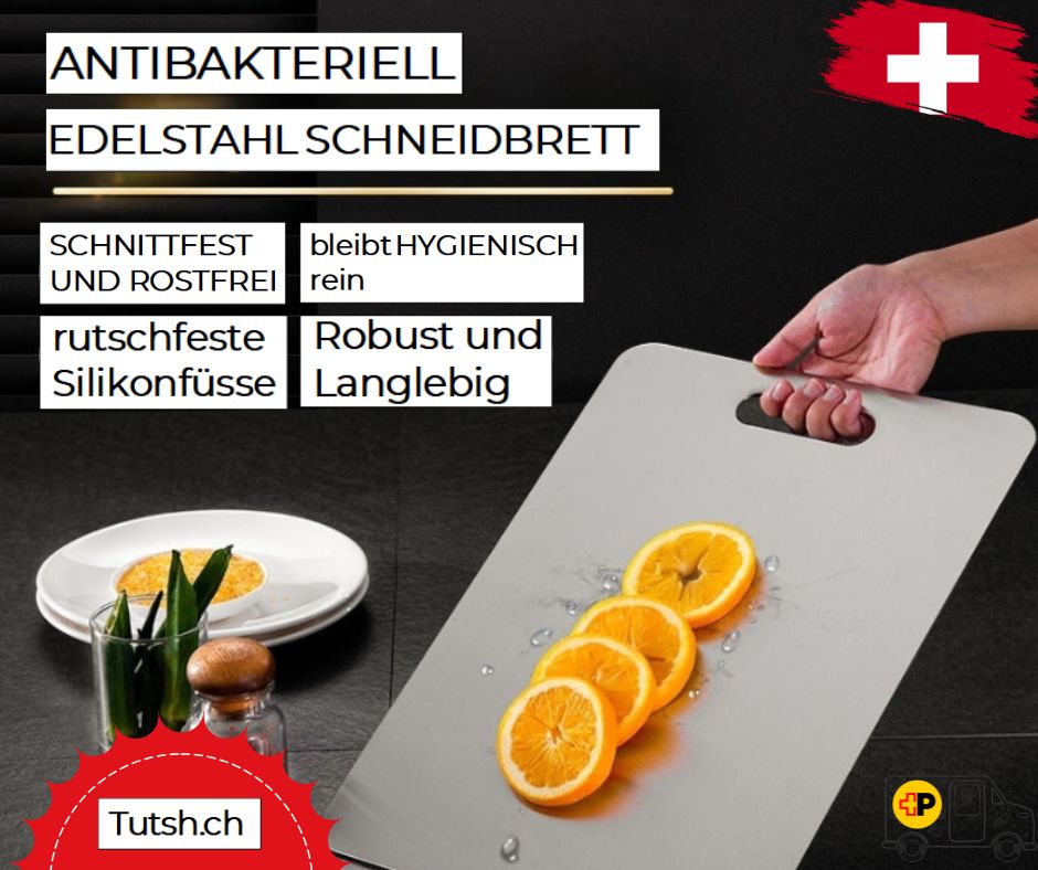 Edelstahl-Antibakterielles Schneidbrett